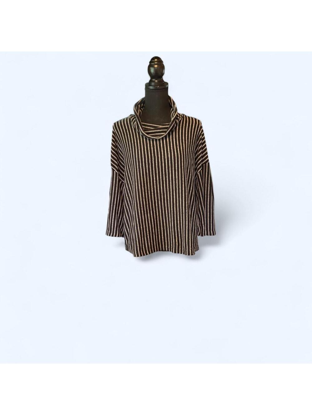 W5 Anthropologie striped knit top size XL